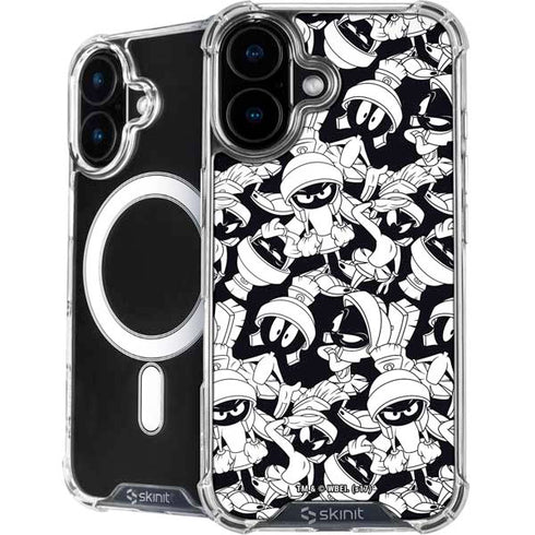 Looney Tunes Marvin Super Sized Pattern iPhone 16 MagSafe Case