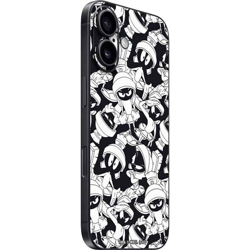 Looney Tunes Marvin Super Sized Pattern iPhone 16 Plus Skin