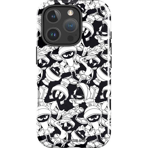 Looney Tunes Marvin Super Sized Pattern iPhone 16 Pro Impact Case