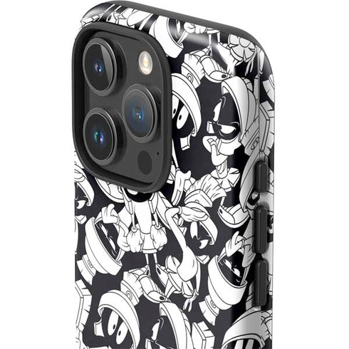 Looney Tunes Marvin Super Sized Pattern iPhone 16 Pro Impact Case