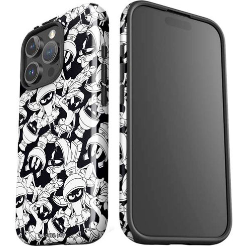 Looney Tunes Marvin Super Sized Pattern iPhone 16 Pro Impact Case
