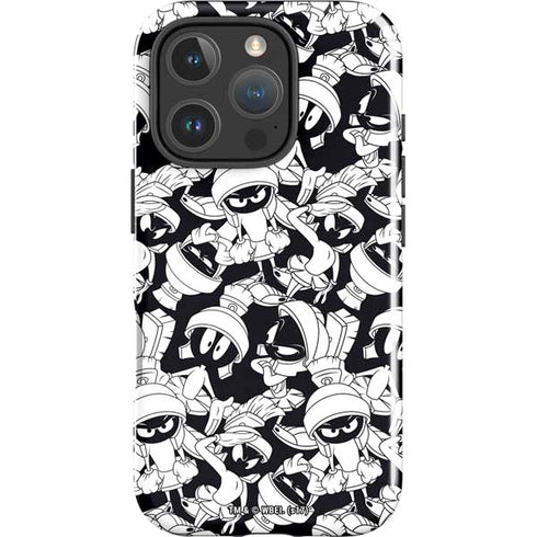Looney Tunes Marvin Super Sized Pattern iPhone 16 Pro Max Impact Case
