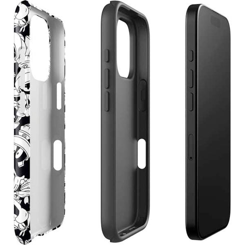 Looney Tunes Marvin Super Sized Pattern iPhone 16 Pro Max Impact Case