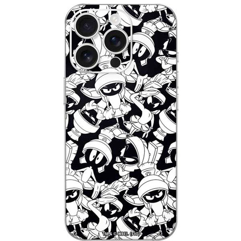 Looney Tunes Marvin Super Sized Pattern iPhone 16 Pro Skin