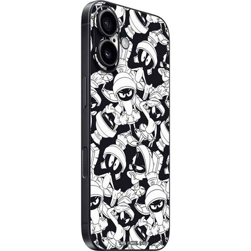 Looney Tunes Marvin Super Sized Pattern iPhone 16 Skin