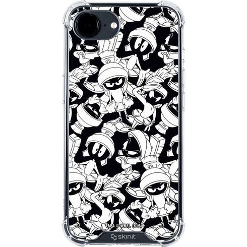 Looney Tunes Marvin Super Sized Pattern iPhone 16e Clear Case