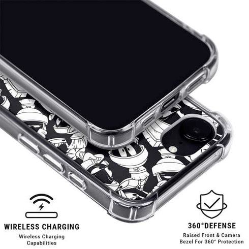 Looney Tunes Marvin Super Sized Pattern iPhone 16e MagSafe Case