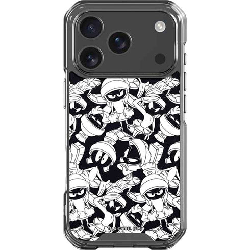 Looney Tunes Marvin Super Sized Pattern iPhone 18 Pro Clear Case
