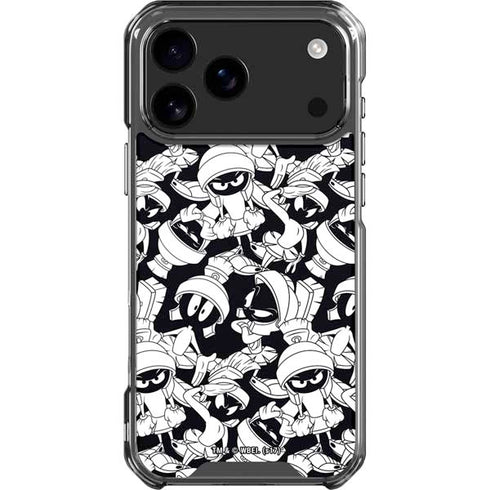 Looney Tunes Marvin Super Sized Pattern iPhone 18 Pro Max Clear Case