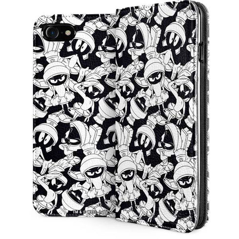 Looney Tunes Marvin Super Sized Pattern iPhone SE (2nd & 3rd Gen) Folio Case