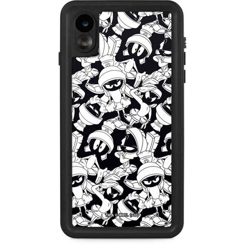 Looney Tunes Marvin Super Sized Pattern iPhone Cases