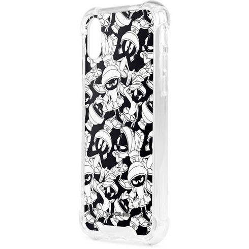 Looney Tunes Marvin Super Sized Pattern iPhone XS Clear Case