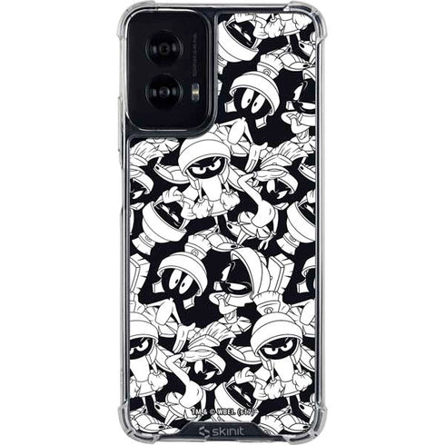Looney Tunes Marvin Super Sized Pattern Moto G Power 5G (2024) Clear Case