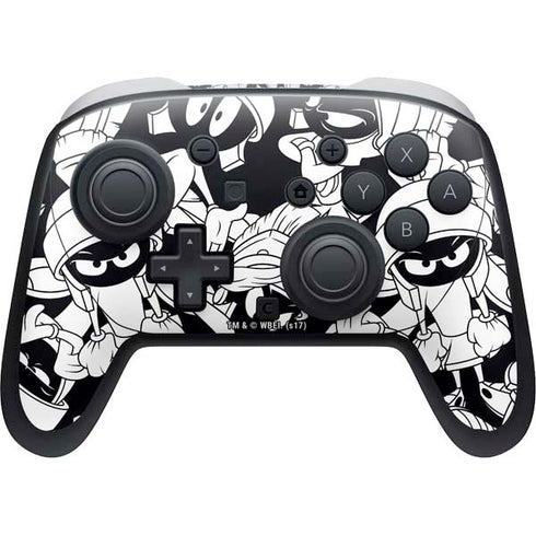 Looney Tunes Marvin Super Sized Pattern Nintendo Switch 2 (2025) Pro Controller Skin