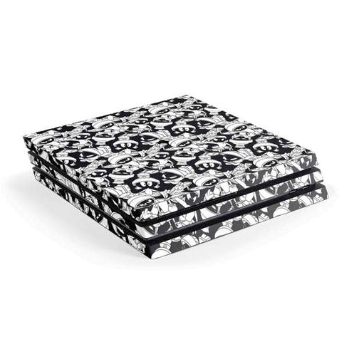 Looney Tunes Marvin Super Sized Pattern PlayStation PS4 Skins
