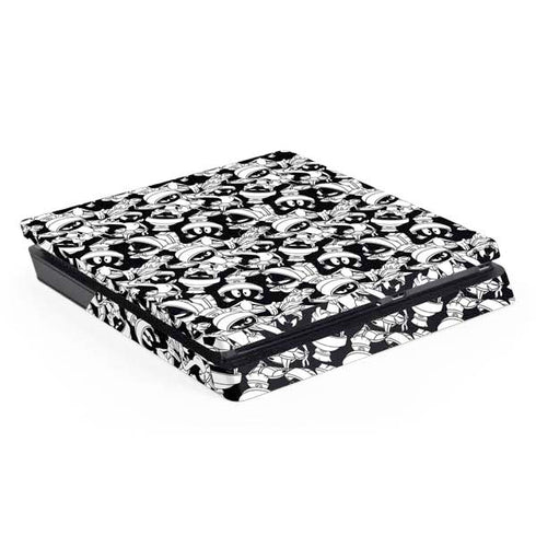 Looney Tunes Marvin Super Sized Pattern PS4 Slim Skin