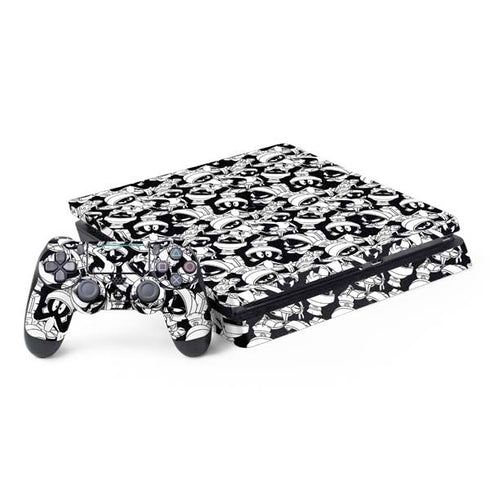 Looney Tunes Marvin Super Sized Pattern PlayStation PS4 Skins