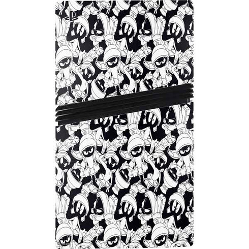 Looney Tunes Marvin Super Sized Pattern PS5 Pro Console Skin