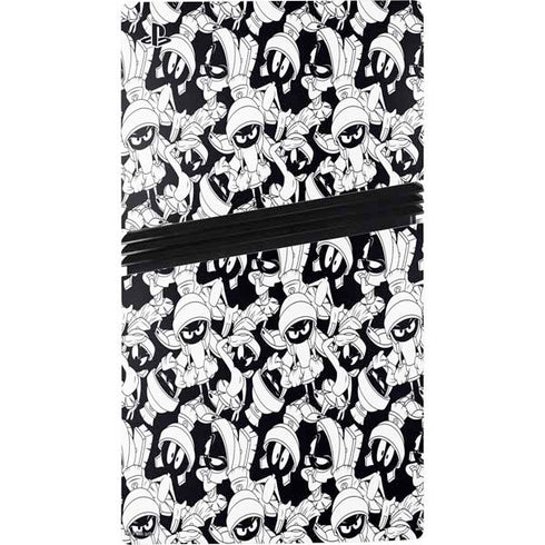 Looney Tunes Marvin Super Sized Pattern PS5 Pro Disk Console Skin