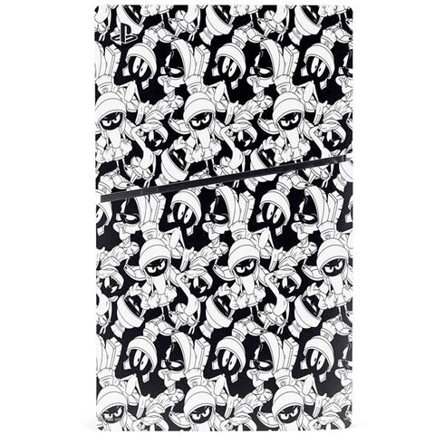 Looney Tunes Marvin Super Sized Pattern PS5 Slim Digital Edition Console Skin