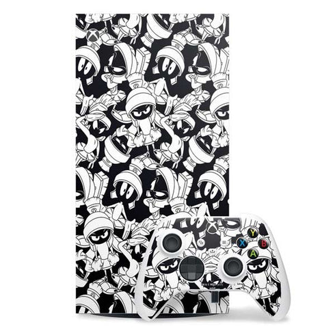 Looney Tunes Marvin Super Sized Pattern Xbox Series X Skins