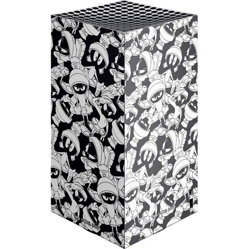 Looney Tunes Marvin Super Sized Pattern XBox Series X Digital Edition Console Skin