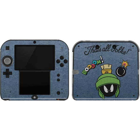 Looney Tunes Marvin Thats All Folks Nintendo 2DS Skin