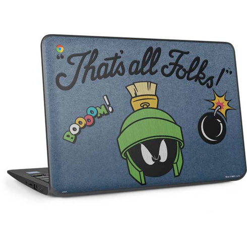 Looney Tunes Marvin Thats All Folks HP Chromebook Skin