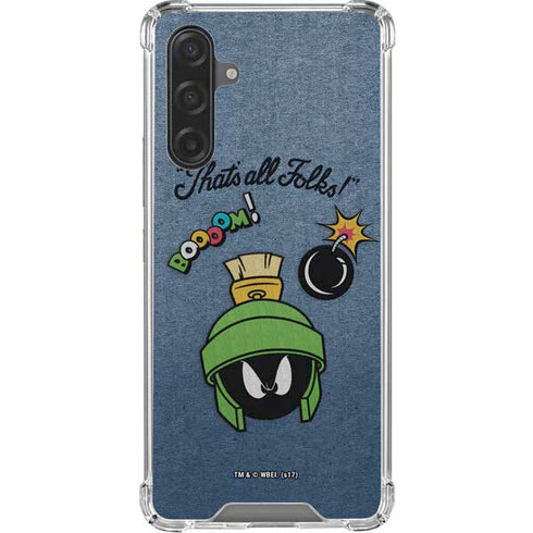 Looney Tunes Marvin Thats All Folks Galaxy A17 Clear Case