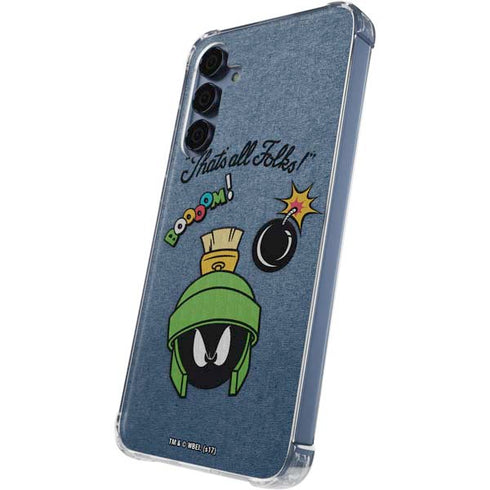 Looney Tunes Marvin Thats All Folks Galaxy A35 5G Clear Case