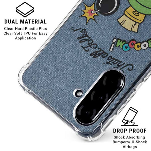 Looney Tunes Marvin Thats All Folks Galaxy A36 5G Clear Case