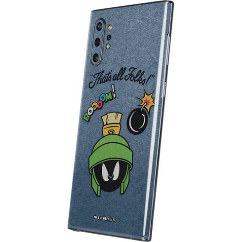 Looney Tunes Marvin Thats All Folks Galaxy Note 10 Plus Skin