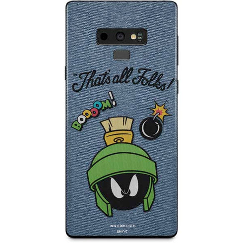 Looney Tunes Marvin Thats All Folks Galaxy Note 9 Skin