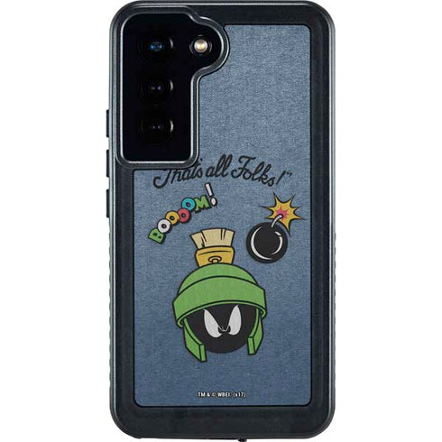 Looney Tunes Marvin Thats All Folks Galaxy S24 Waterproof Case