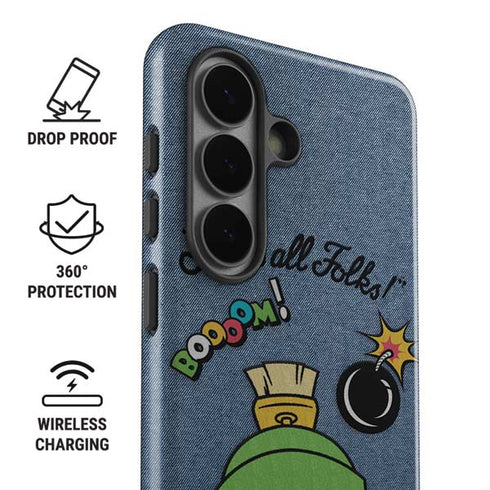Looney Tunes Marvin Thats All Folks Galaxy S26 Impact Case
