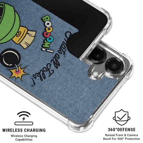 Looney Tunes Marvin Thats All Folks Galaxy S26 Plus Clear Case