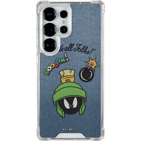 Looney Tunes Marvin Thats All Folks Galaxy S26 Ultra Clear Case