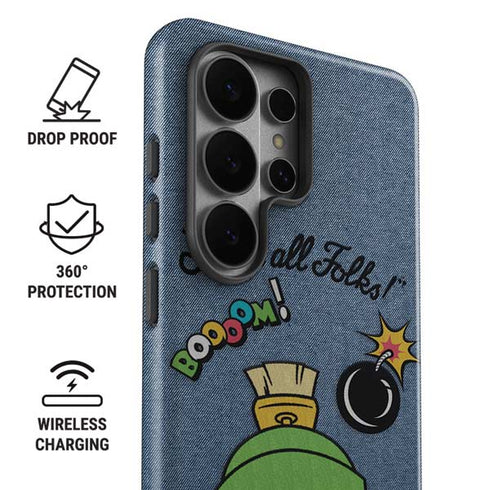 Looney Tunes Marvin Thats All Folks Galaxy S26 Ultra Impact Case