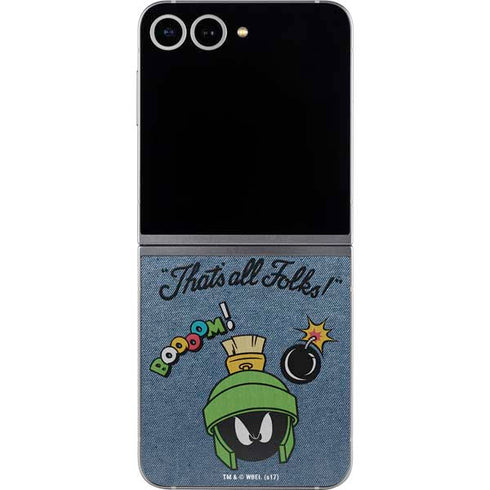 Looney Tunes Marvin Thats All Folks Galaxy Z Flip6 Skin