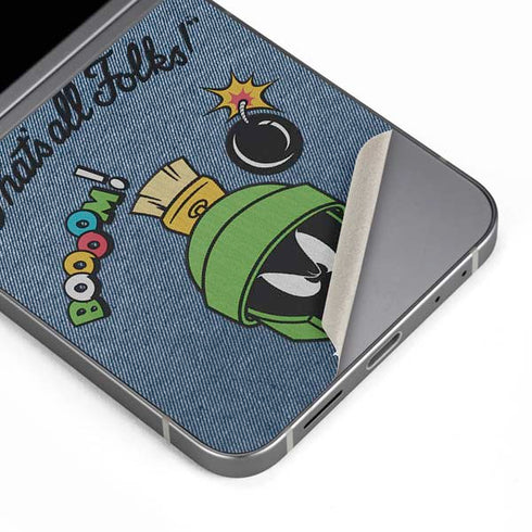 Looney Tunes Marvin Thats All Folks Galaxy Z Flip6 Skin