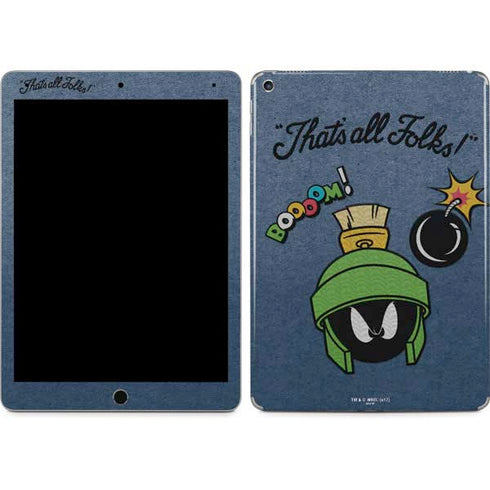 Looney Tunes Marvin Thats All Folks iPad Skins