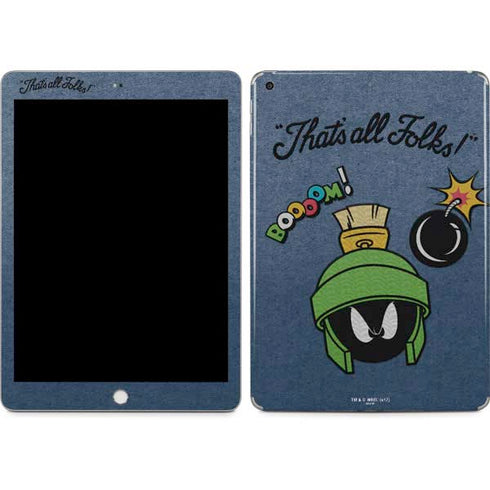Looney Tunes Marvin Thats All Folks Apple iPad Skin