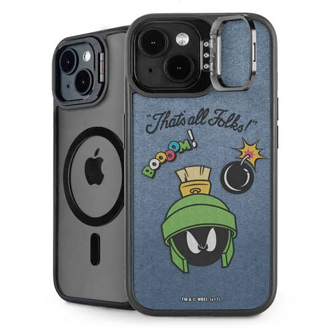 Looney Tunes Marvin Thats All Folks iPhone 14 Kickstand Case