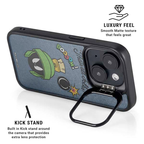 Looney Tunes Marvin Thats All Folks iPhone 14 Kickstand Case