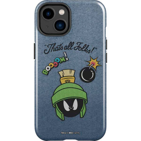 Looney Tunes Marvin Thats All Folks iPhone 15 Impact Case