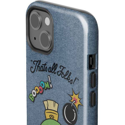 Looney Tunes Marvin Thats All Folks iPhone 15 Impact Case