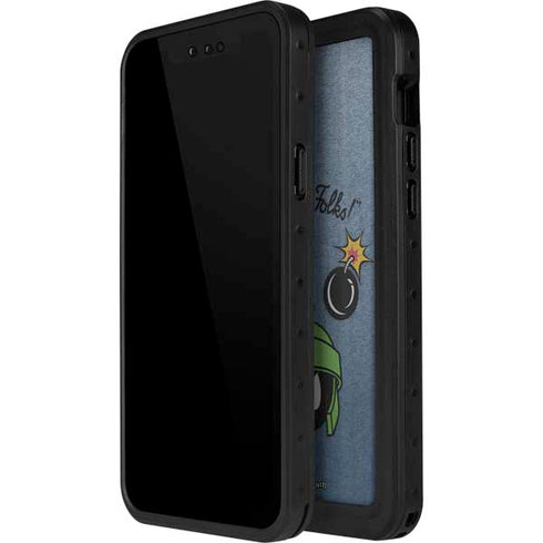 Looney Tunes Marvin Thats All Folks iPhone 15 Plus Waterproof Case
