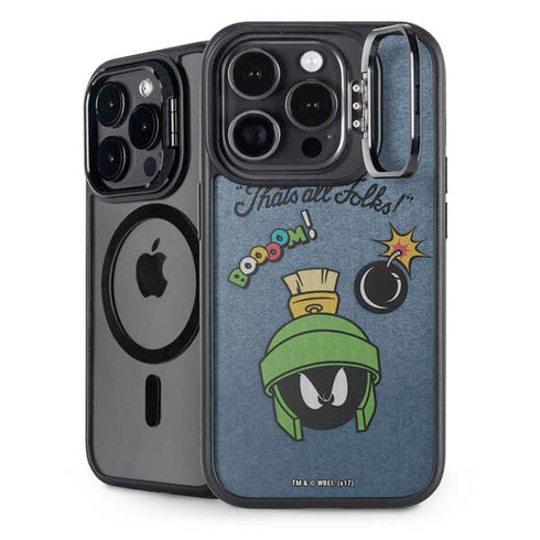 Looney Tunes Marvin Thats All Folks iPhone 15 Pro Kickstand Case