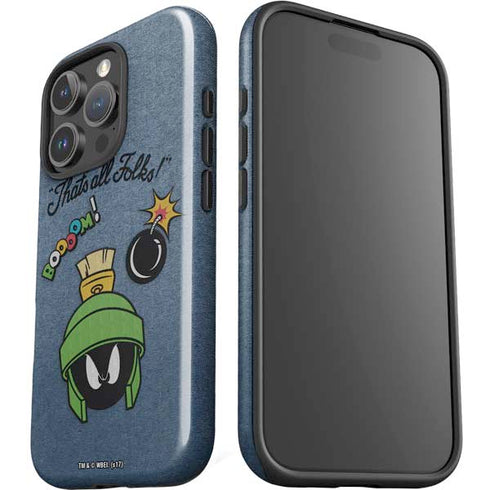 Looney Tunes Marvin Thats All Folks iPhone 16 Pro Impact Case