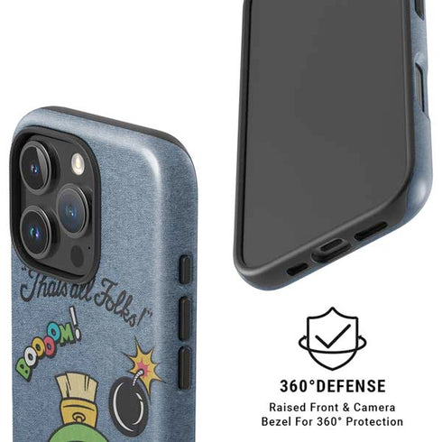 Looney Tunes Marvin Thats All Folks iPhone 16 Pro Magsafe Impact Case